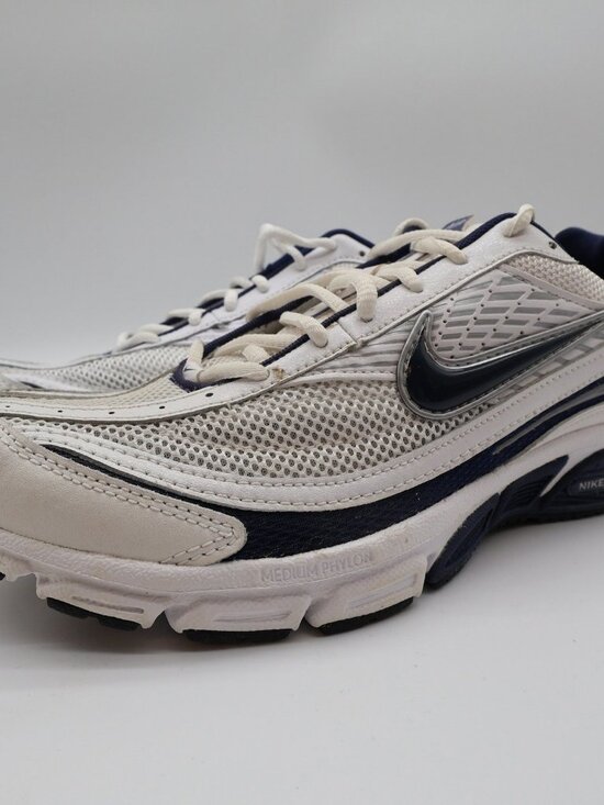 Nike Air Tri-D Run II Men\'s 9 White Navy Mesh Athletic Sneakers main image 13